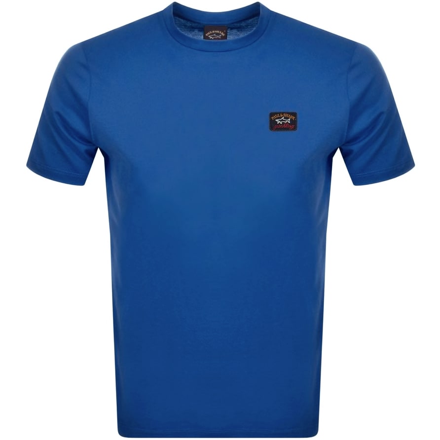 Alternative Image for ProductPaul And Shark Short Sleeve Logo T Shirt Blue1